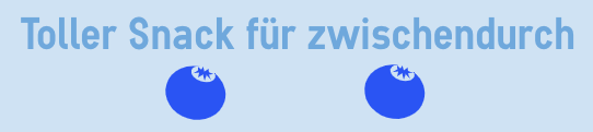 Heidelbeeren sind ein toller Snack Heidelbeeren sind ein toller Snack