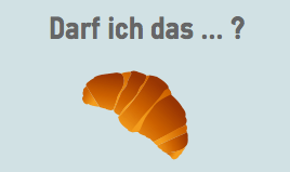 Croissants essen beim Abnehmen