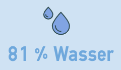 Weintrauben bestehen zu 81 % aus Wasser