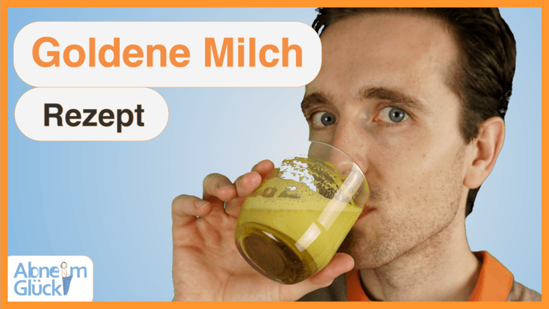 Kurkuma Milch bzw. Goldene Milch Rezept